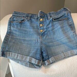 Universal Thread Blue Jean Shorts Cuffed Hem